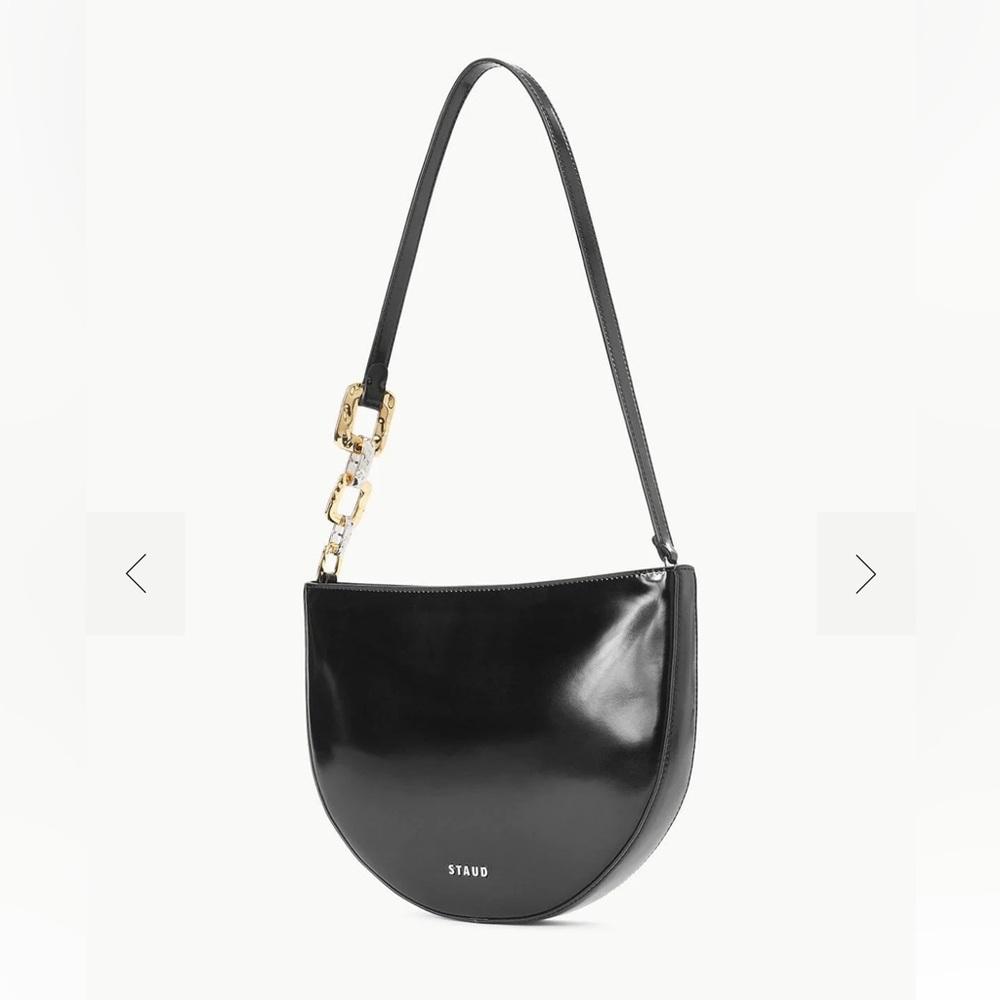 STAUD Colt Shoulder Bag Black Polished